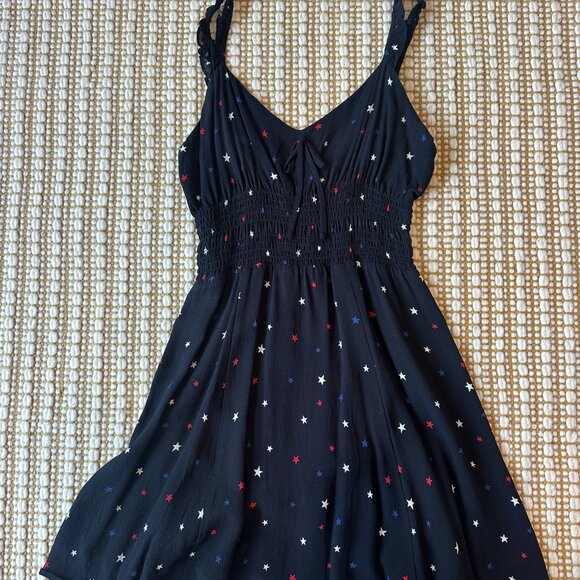 Reformation Star-Print Elyse Mini Dress - Picture 2 of 7
